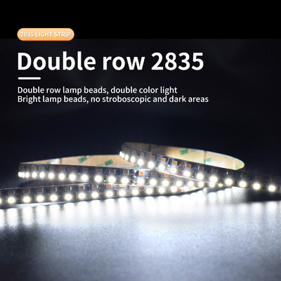Низковольтный яркий свет 5050 светодиодных лент 12/24В удваивает трехцветный свет строки